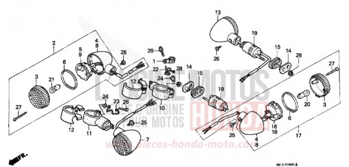 CLIGNOTANT VT600CJ de 1988